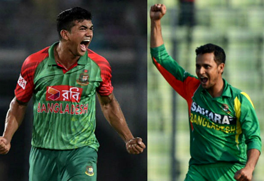 Taskin Ahmed and Arafat Sunny